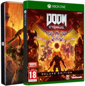 DOOM Eternal Deluxe Steel Edition inkl. Season Pass + DOOM 64 (Xbox One & PS4) für je 39,99€ (Gameware)