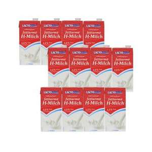 [Preisfehler] [getnow] 12x 1L Lactowell Laktosefrei Fettarme H-Milch 1,5% für 1,07€