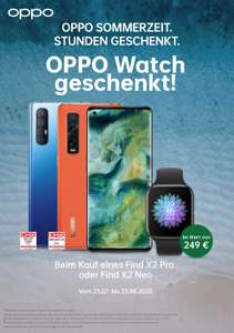 Oppo Watch beim Kauf eines Find X2 Neo oder Pro geschenkt