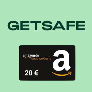 20€ Amazon Gutschein & bis zu 3 Monate gratis getsafe Haftpflicht-, Hausrat- & Reise-Versicherung durch 25€ Guthaben für getsafe Neukunden