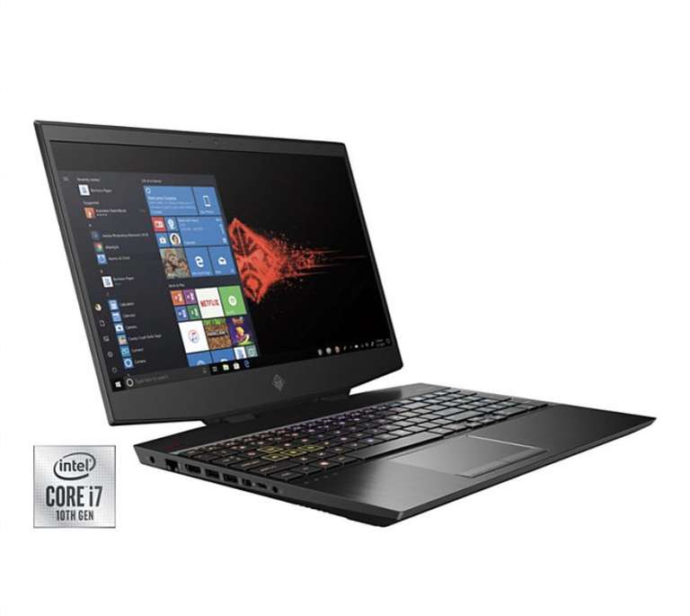 HP OMEN Gaming-Notebook 15-dh1267ng [i7-10750H, RTX 2070 Super, 16GB RAM, TB3]