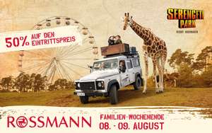 Rossmann-Familien-Wochenende am 8. und 9. August im Serengeti-Park Hodenhagen