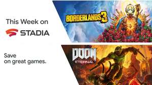 [Google Stadia] Borderlands 3 freies Wochenende und Bethesda publisher sale mit DOOM Eternal