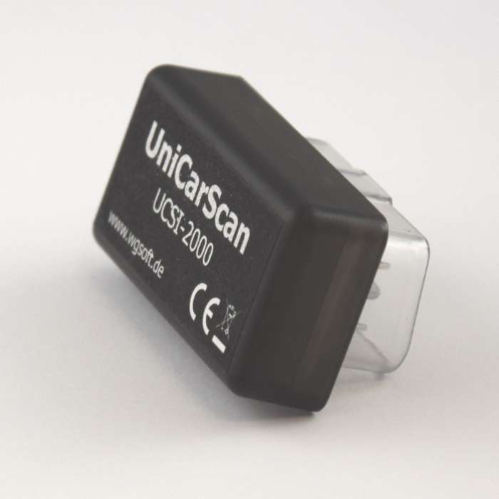 UniCarScan UCSI-2000 OBD2 Bluetooth Diagnose-Adapter für Autos und Motorräder mit ECE-Zulassung auch zur BMW-Codierung mit BimmerCode