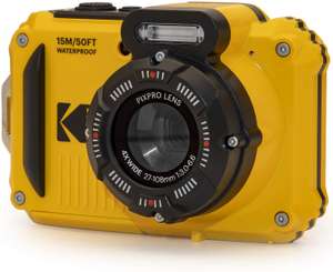 Kodak Pixpro WPZ2 Outdoor-Digitalkamera (16.35MP, 4x optischer Zoom, FHD-Video, EIS, WLAN, microSD, USB, 15m wasserdicht, 2m stoßfest, 130g)