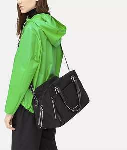 Liebeskind 'Monterey Satchel M' Handtasche aus Nylon mit abnehmbarem Schulterriemen