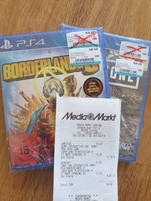 Borderlands 3 PS4 4,87€ Days Gone 9,75€ Sekiro 9,75€ XBOX/PC Overwatch Legendary 9,75€ Switch (Lokal MM Erding)