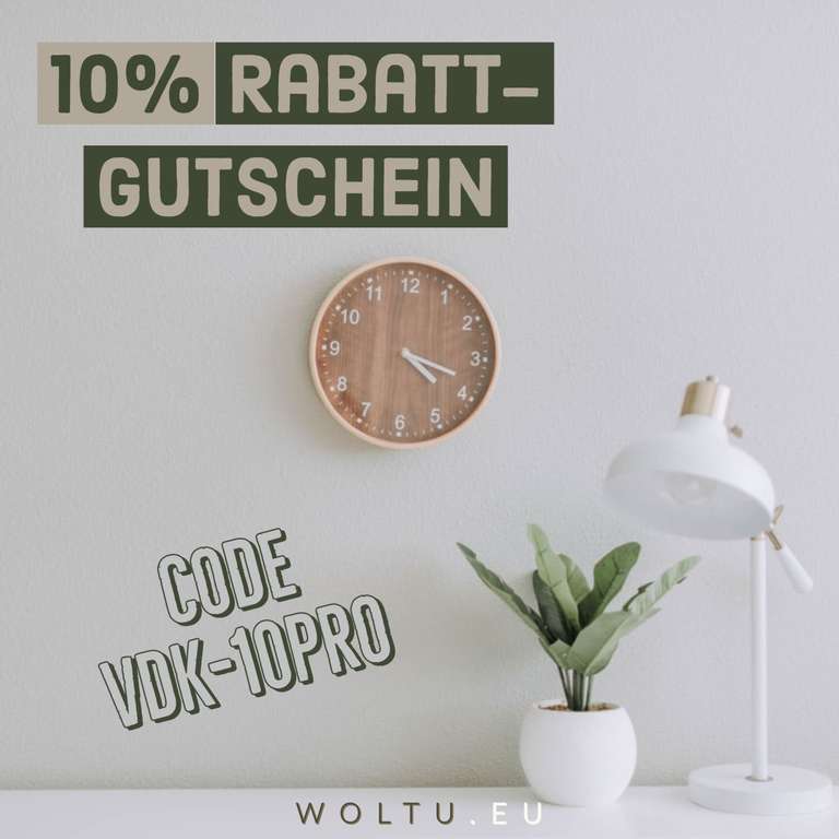 10% Rabatt-Gutschein bei WOLTU.eu Möbel Onlineshop