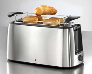 WMF Bueno Pro Toaster für 4 Toast o. 2 Brotscheiben, XXL-Toast Aufwärm-Funktion 6 Bräunungsstufen Edelstahl für 38,48€ inkl. Versandkosten