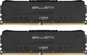 Crucial Ballistix schwarz DIMM Kit 32GB, DDR4-3200, CL16, Micron E-Dies [NBB] (126,57 € bei Abholung)