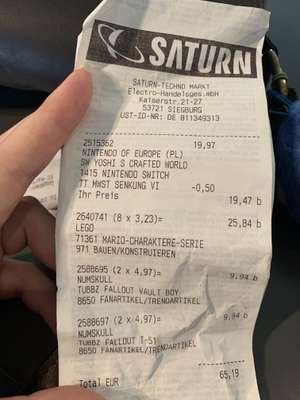 [Lokal Saturn Siegburg] Yoshi‘s Crafted World für 19,47€, Borderlands 3 für 10€