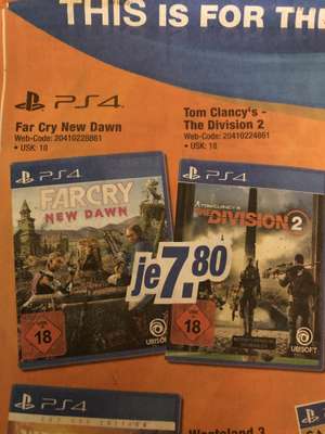 Division 2 / Far Cry New Dawn - PlayStation 4 (PS4)