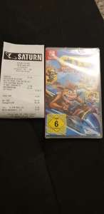 Saturn Karlsruhe Crash Team Racing Nintendo Switch + Ps4 Resident Evil 2 für 10,- Euro