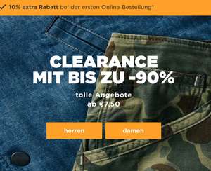 Großer Ausverkauf im G-Star Outlet Onlineshop mit bis zu 90% Rabatt plus 10% bei der ersten Bestellung z.B. 3301 Tapered Jeans