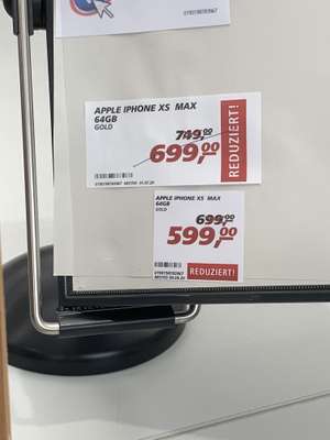 IPhone XS Max 64GB Gold bei Real in Lübeck