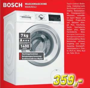 [Lokal Offline 46325 Borken] Bosch WAN28242 Serie 4 Waschmaschine A+++/157 kWh/Jahr /1400 UpM /7 kg/AllergiePlus/ActiveWater/Mengenautomatik