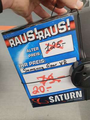 [Lokal] Saturn Ingolstadt - Gear VR (mit Controller) für 20€ u. Galaxy Fold 5G für 1200