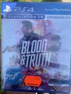 (Lokal Münster York-Center) Blood &Truth PS4-VR für 7,76€