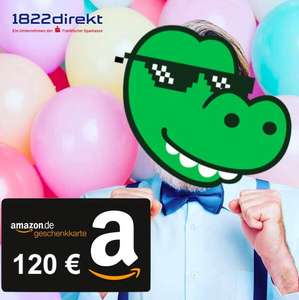 120€ Amazon Gutschein zum 1822direkt Depot für 50€ Sparplan (12 Monate) für nur Neukunden der 1822direkt