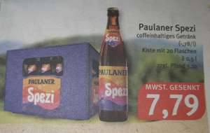 [Lokal Südbayern] Paulaner Spezi bei Feneberg für 7,79 (plus 3,10 Pfand)