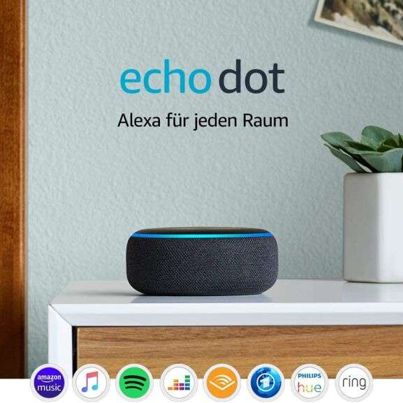 Amazon Echo Dot 3. Gen - 19,49€ | Echo Show 5 - 43,86€ | Fire TV Cube - 68,23€ | etc. [Amazon Primeday]