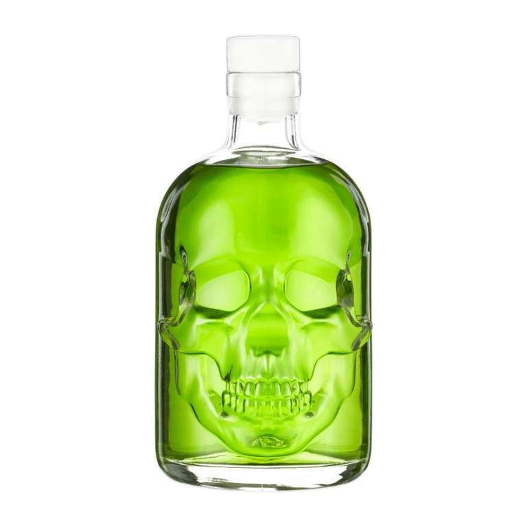 Absinth Verte „Grüne Fee“ 0,5l 55% Vol. Deko Flasche Skull / Totenkopf ab 19.10. für nur 9,69€ [ALDI-NORD]