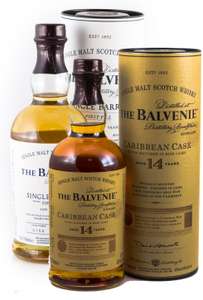The Balvenie 12 Jahre Single Barrel + 14 Jahre Carribean Cask Whisky