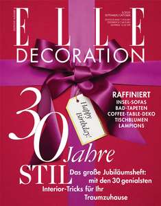 ELLE Decoration Abo (5 Ausgaben) für 28 € mit 25 € Scheck/ ShoppinBon inkl. Amazon / oder dm-Gutschein (Kein Werber nötig)