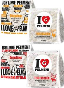 [Mix Markt] 1000g Germes "I Love Pelmeni" Teigtaschen in Herzform mit Fleischfüllung (2,99€/kg)