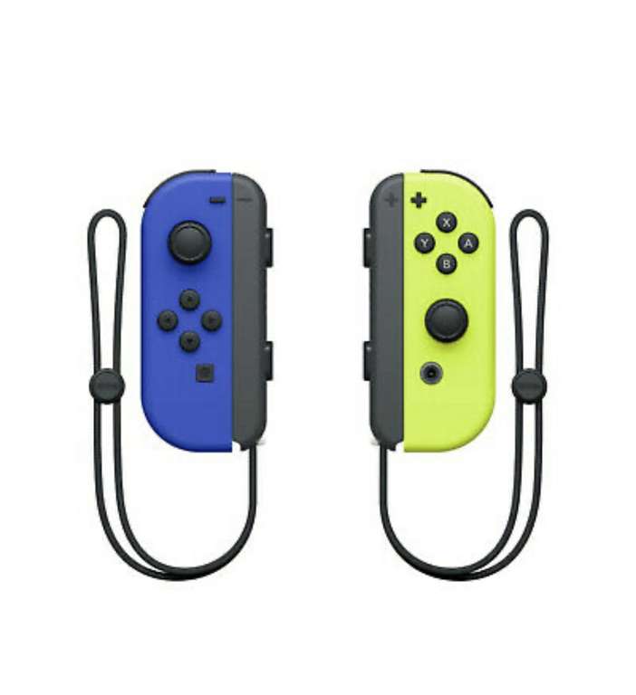 [eBay] Nintendo Switch Joy-Con 2er-Set Controller Blau/Neon-Gelb 57,18€ inkl. VSK (Neon-Lila/Neon-Orange 60,34€ Neon-Grün/Neon-Pink 61,90€)