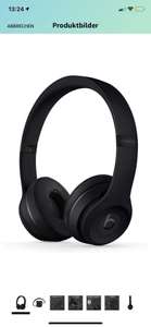 Beats Solo3 Kabellose Bluetooth On-Ear Kopfhörer – Schwarz (Mediamarkt, Amazon)