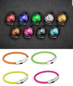 Orbiloc Sicherheitslicht 16,99€,Trixie Flash Leuchtring USB verschiedene Größen 5,99€, beide in verschiedenen Farben, Futterhaus[regional]