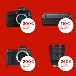 Canon Winter Sofort-Rabatt auf Kameras, Objektive & Drucker (bis zu 300€)