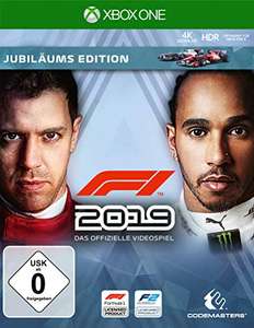 F1 2019 Jubiläums Edition (Xbox One) für 12,75€ inkl. Versand (Amazon Prime)