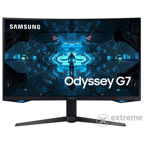 Samsung Odyssey G7 32" WQHD Curved Gaming Monitor, 240Hz, VA, 1ms, Free-Sync, G-Sync-kompatibel, HDR-600, Standort Ungarn