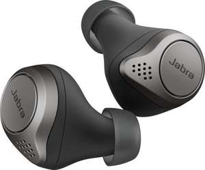 Jabra Elite 75t True Wireless ANC In-Ear-Kopfhörer (Bluetooth 5.0, 28h Akku mit Ladecase, USB-C, Quick-Charge, wasserfest IP55) in 3 Farben