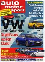 Auto Motor & Sport Abo (28 Ausgaben) für 118,48 € mit 110 € BestChoice-Gutschein/ 105 € Amazon-Gutschein/ 120 € Otto-Gutschein