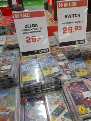 (Lokal) Köln Saturn Innenstadt - Nintendo Switch Bayaia 9€ Zelda 29€Dragon Quest Builders 19€ Mario Maker 29€