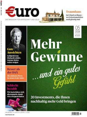 [PRINT] Euromagazin €uro Magazin - 12 Monate Abo für 106,80€ inkl. 105€ Gutschein von Amazon