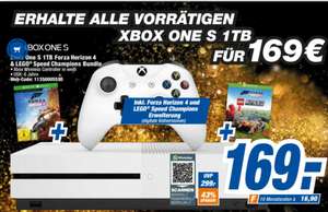 [lokal Expert Brandenburg] Microsoft Xbox One S 1TB + Forza Horizon 4 LEGO Speed Champions
