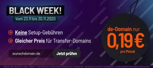 [do.de] Black Week bei Domain Offensive: DE und EU Domains für 2,28 €/Jahr - 0€ Einrichtungsgebühr - DynDNS - Gratis Zusatzdomain