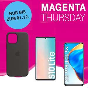 Magenta Thursday: z.B. -50% auf Apple Original Cases I Samsung Galaxy S10 Lite 349€ I Xiaomi Mi 10T Pro 256GB 397€ I OnePlus 8 Pro 599€ etc.