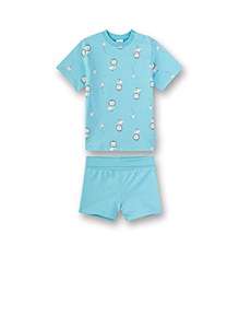 Sanetta Baby-Jungen Kurzer Pyjama Zweiteiliger Schlafanzug Gr. 74 [PRIME]