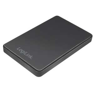 LogiLink 2,5″ Festplattengehäuse SATA zu USB 3.0 Gehäuse für SSD oder HDD Festplatte