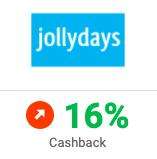 Jollydays - heute 16% statt 7% Cashback über iGraal - plus zwei Gutscheine