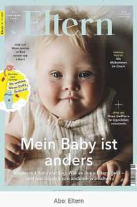 Abo Zeitschrift ELTERN | Jahresabo 12 Ausgaben für 56,40 Euro | 50 Euro Rossmann, Amazon oder Best Choice Gutschein |