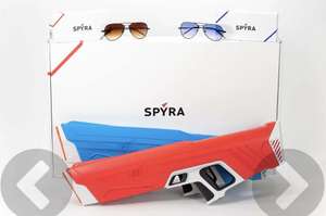 2x Wasserpistole 4.0 (Spyra) + 2xTop Gun Sonnenbrille