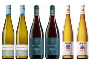 Festtagspaket: 2 Riesling Weine + 2 Lemberger + 2 Weißburgunder von VDP Weingütern