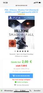 PS4 - Killzone: Shadow Fall (DE/EN) (mit OVP) (gebraucht) USK18 PlayStation 4