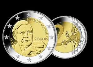 2-Euro-Gedenkmünze "Helmut Schmidt" – gratis